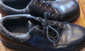 Sketchers half leather